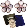 image:imageThe Noble Collection Hermiones Yule Ball Earrings  Silver Plated