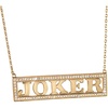 image:imageThe Noble Collection Harley Quinns Joker Necklace Gold
