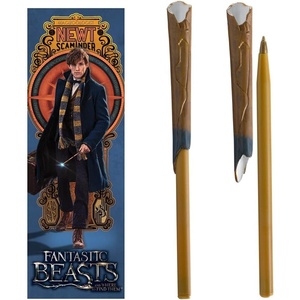 image:imageThe Noble Collection Fantastic Beasts Newt Scamander Wand Pen and Bookmark