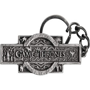 image:imageThe Noble Collection Game of Thrones TV Series DieCast Logo KeychainGrey and Silver