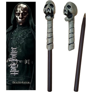 image:imageThe Noble Collection Harry Potter Death Eater Skull Wand Pen and Bookmark