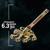image:imageThe Noble Collection Harry Potter Gryffindor House Pen and Desk Stand  Die Cast Metal Pen and Lion Mascot Stand  Officially Licensed Film Set Movie Props Wand Gifts Stationery