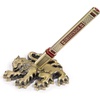 image:imageThe Noble Collection Harry Potter Gryffindor House Pen and Desk Stand  Die Cast Metal Pen and Lion Mascot Stand  Officially Licensed Film Set Movie Props Wand Gifts Stationery