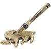 image:imageThe Noble Collection Harry Potter Hufflepuff House Pen and Desk Stand  Die Cast Metal Pen and Badger Mascot Stand  Officially Licensed Film Set Movie Props Wand Gifts Stationery
