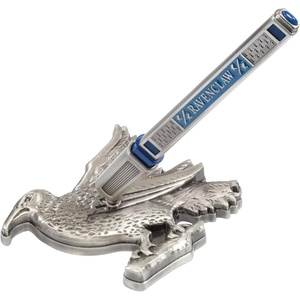 image:imageThe Noble Collection Harry Potter Ravenclaw House Pen and Desk Stand  Die Cast Metal Pen and Raven Mascot Stand  Officially Licensed Film Set Movie Props Wand Gifts Stationery